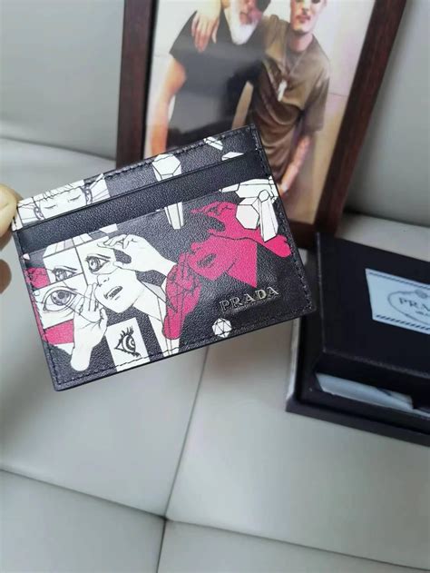 prada cardholder cartoon|[REVIEW] PRADA COMIC CARDHOLDER : r/FashionReps .